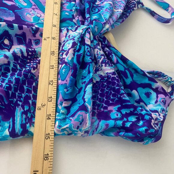 Miraclesuit Tankini Swim Top Womens Size M Underwire‎ Bra Resort Beach - Picture 8 of 12